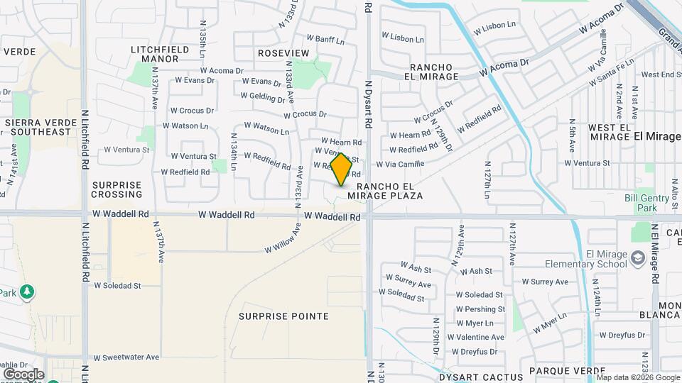 13177 W Calavar Rd Map and Location Details