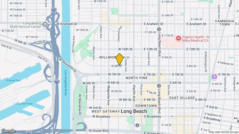 344-346 W 8th St Map and Location Details