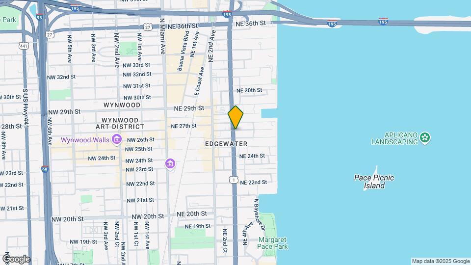 2615 Biscayne Blvd Map and Location Details