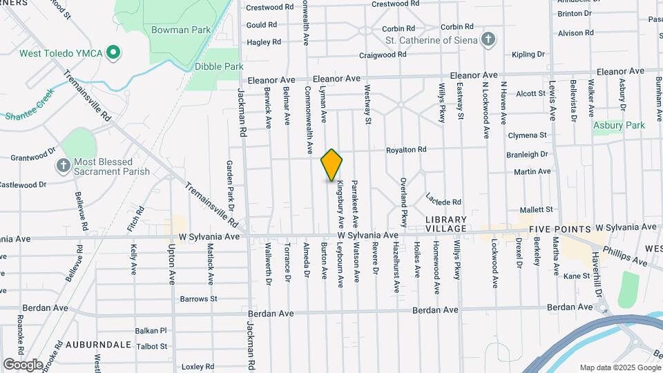 4134 Lyman Ave Map and Location Details