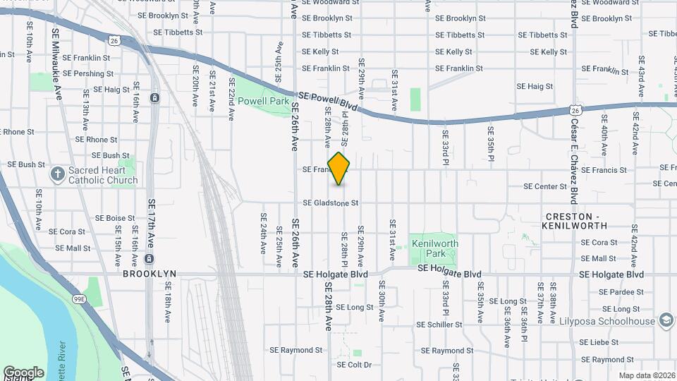 4003 SE 28th Pl Map and Location Details