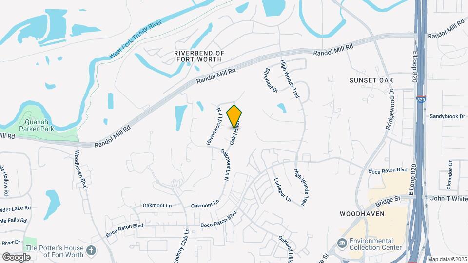 504 Oak Hollow Ln, Unit Apt A Map and Location Details