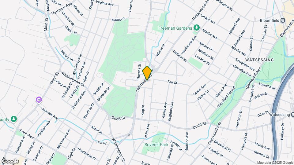 578 Thomas Blvd Mapa y Detalles de la Ubicación