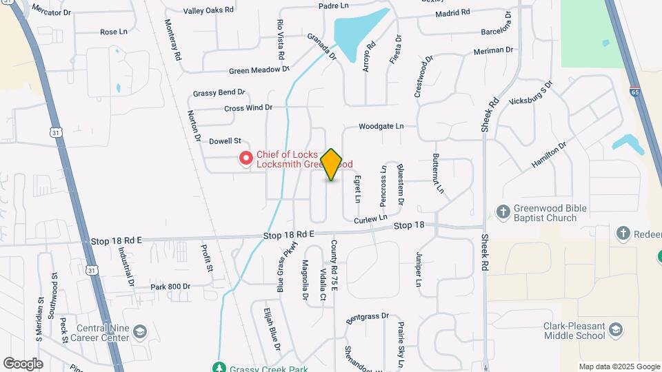 1435 Blue Brook Way Map and Location Details