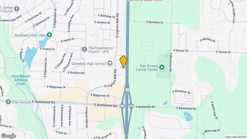 2736 S Glenview Ave Map and Location Details