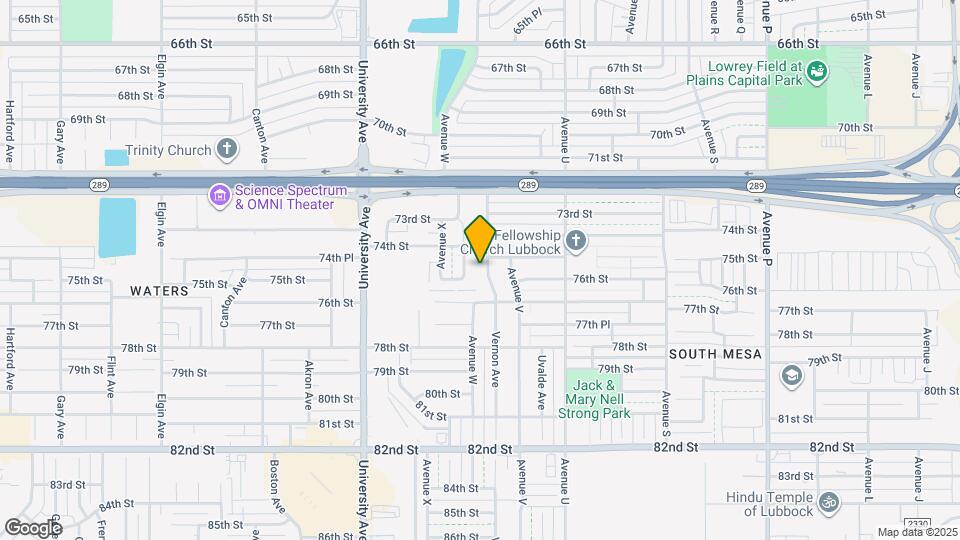 7504 Avenue W Map and Location Details