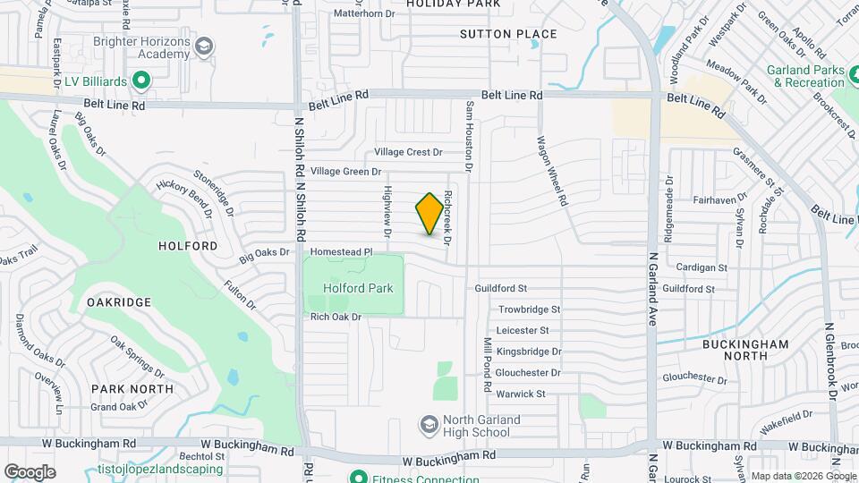 2114 Richwood Dr Map and Location Details