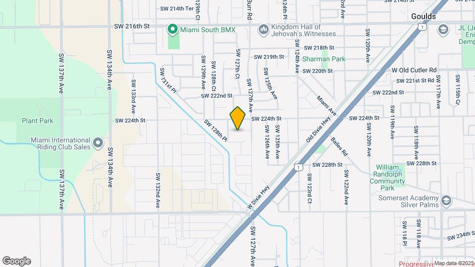 12750 SW 225th St Map and Location Details