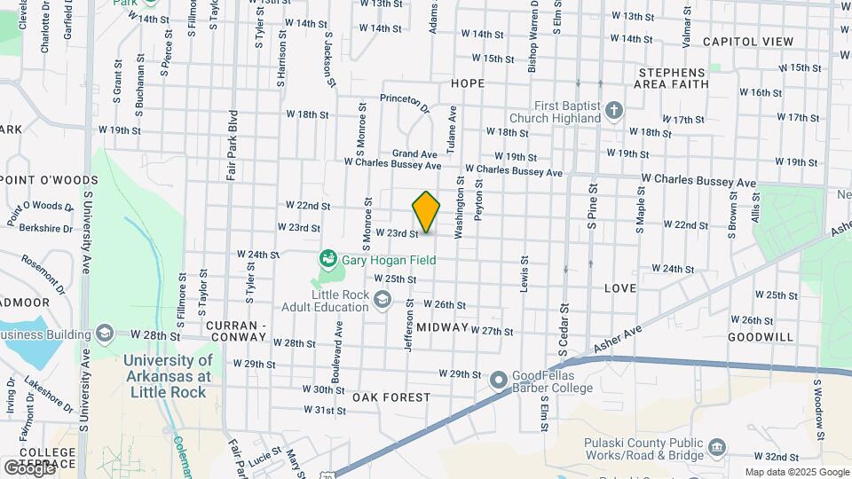 4605 W 23rd St Map and Location Details