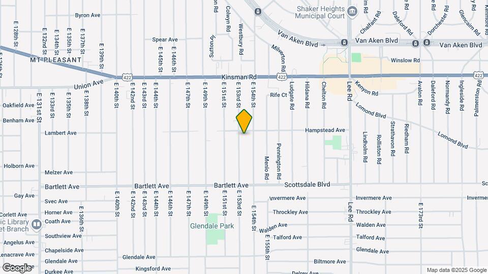 3633 E 153rd St Map and Location Details