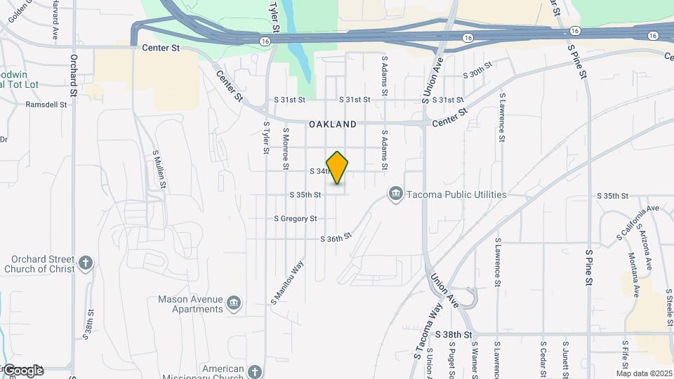 3420 S Proctor St Map and Location Details