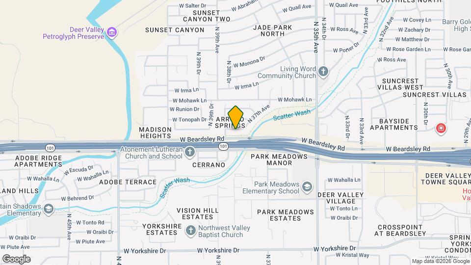 3803 W Blackhawk Dr Map and Location Details