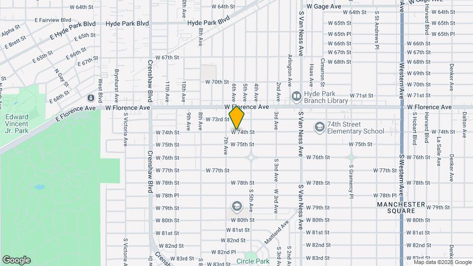 2706 W 74th St Mapa y Detalles de la Ubicación