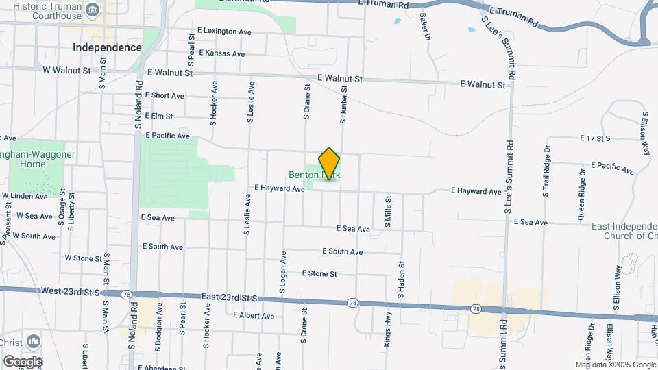 1006 E Hayward Ave Map and Location Details