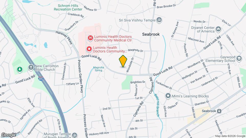 8507 Woodside Ct Mapa y Detalles de la Ubicación