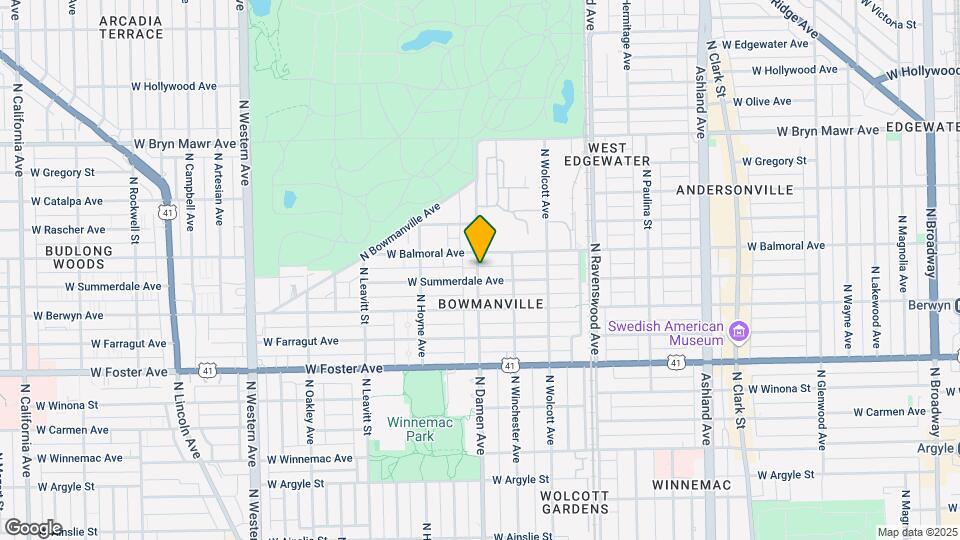 5341 N Damen Ave-Unit -5341-2 Map and Location Details