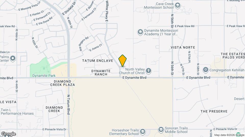 5156 E Desert Vista Trail Map and Location Details