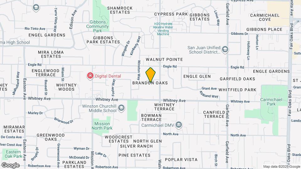 3541 Denfield Ln Map and Location Details