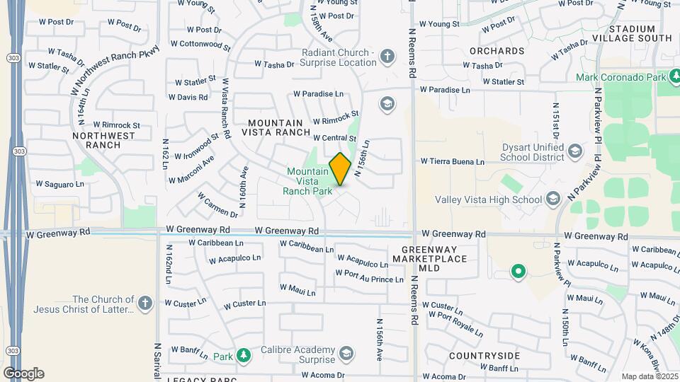 15548 N 156th Ln Map and Location Details