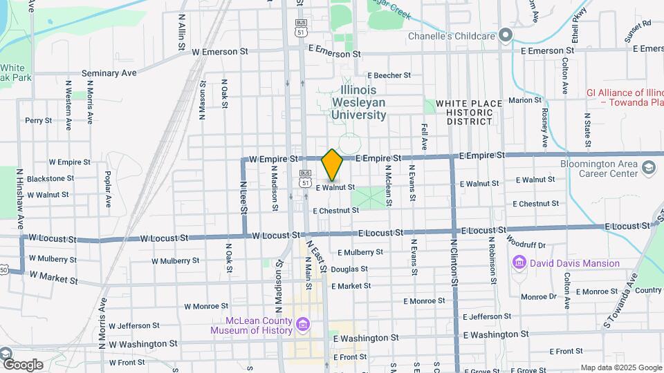 202 E Walnut St Mapa y Detalles de la Ubicación