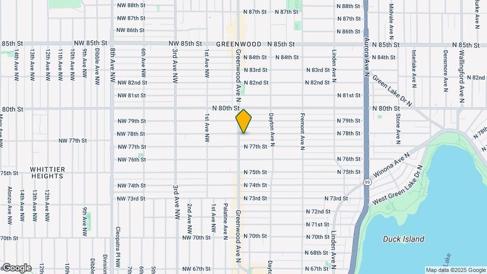 7714-7720 N Greenwood Ave Mapa y Detalles de la Ubicación