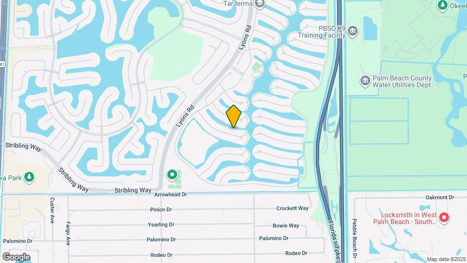 8247 Xanthus Ln Map and Location Details