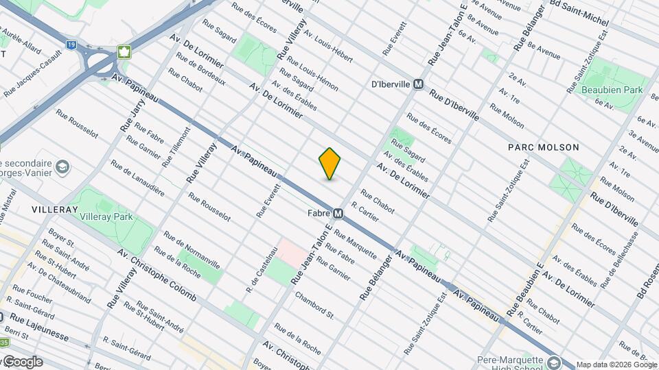 7235 Cartier St Map and Location Details