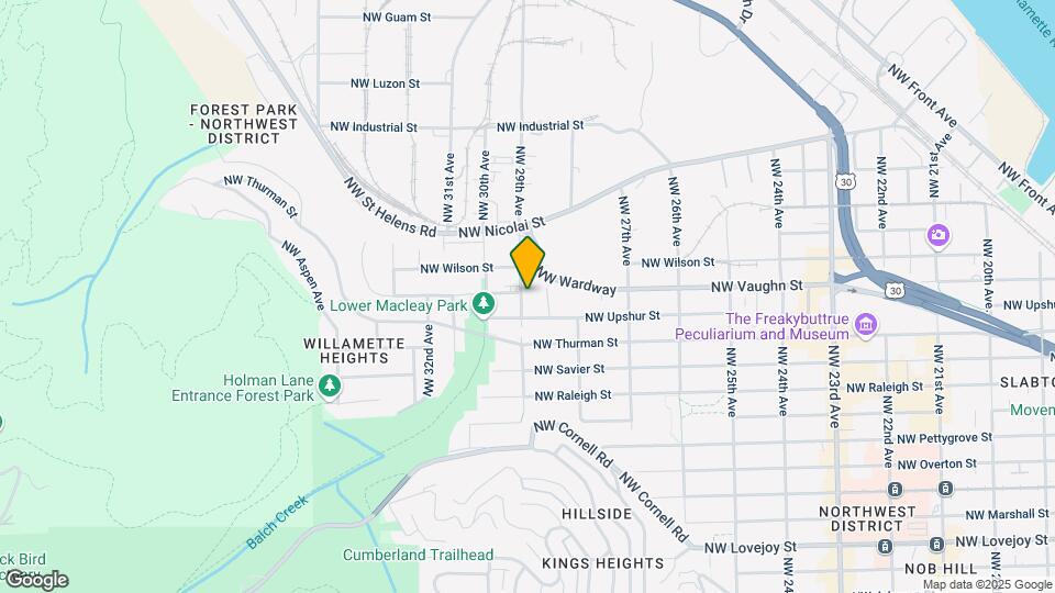 1934 NW 29th Ave Map and Location Details