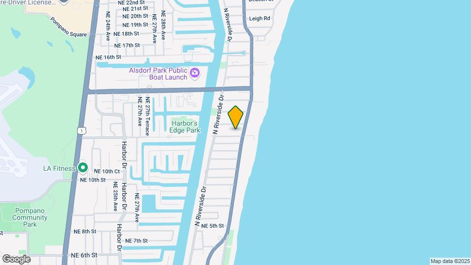 1009 N Ocean Blvd Map and Location Details