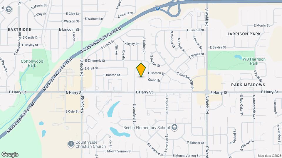 8748 E Harry Ct Map and Location Details