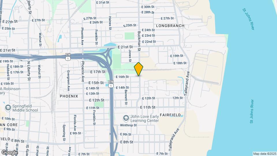1646 E 16th St Map and Location Details