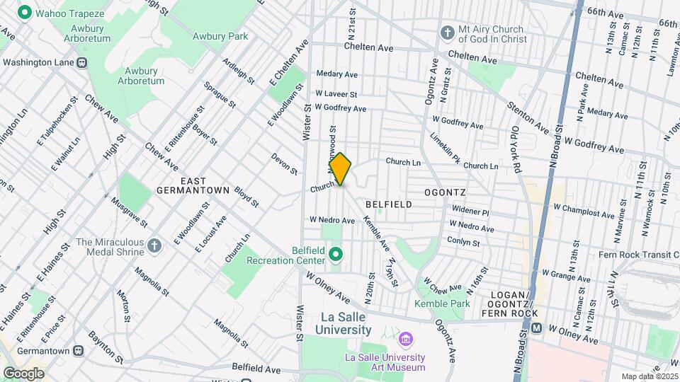5958 N 21st St Map and Location Details