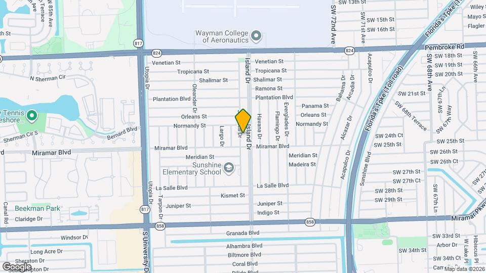 2401 Jamaica Dr Map and Location Details