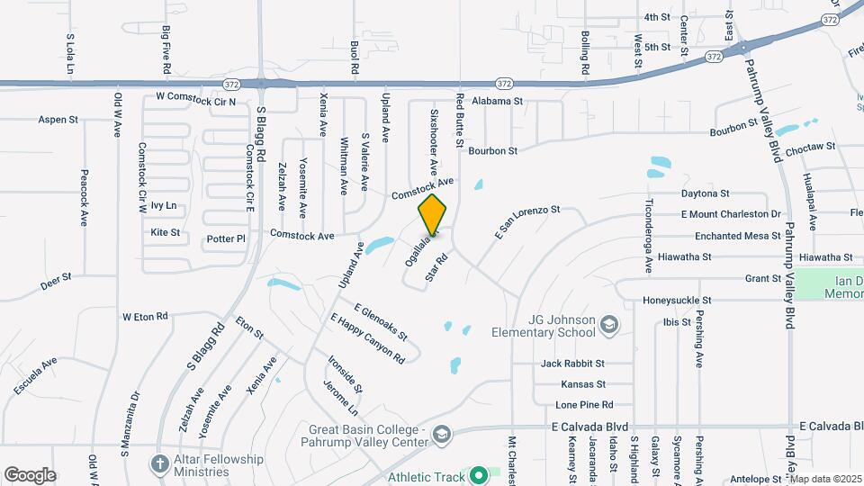 1401 Ogallala St Map and Location Details
