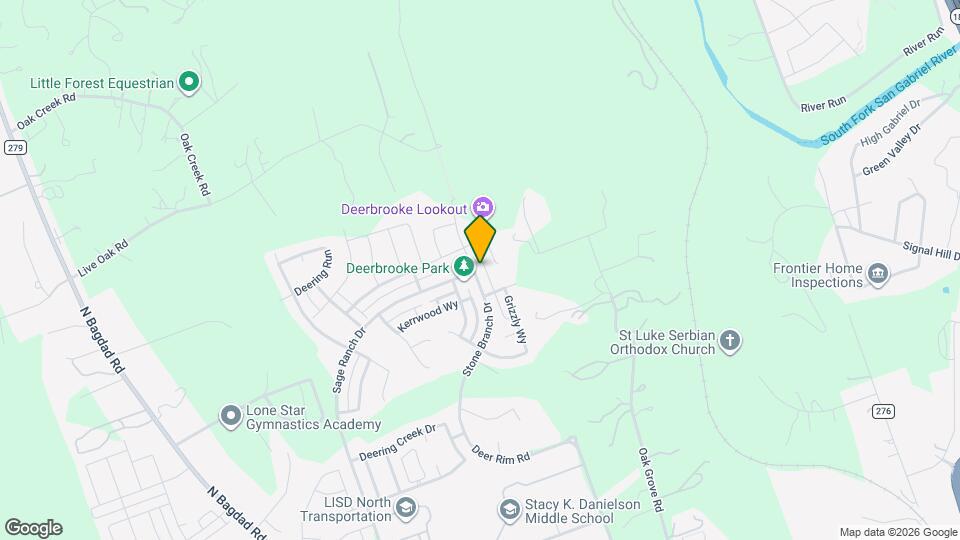 2824 Stone Branch Dr Map and Location Details