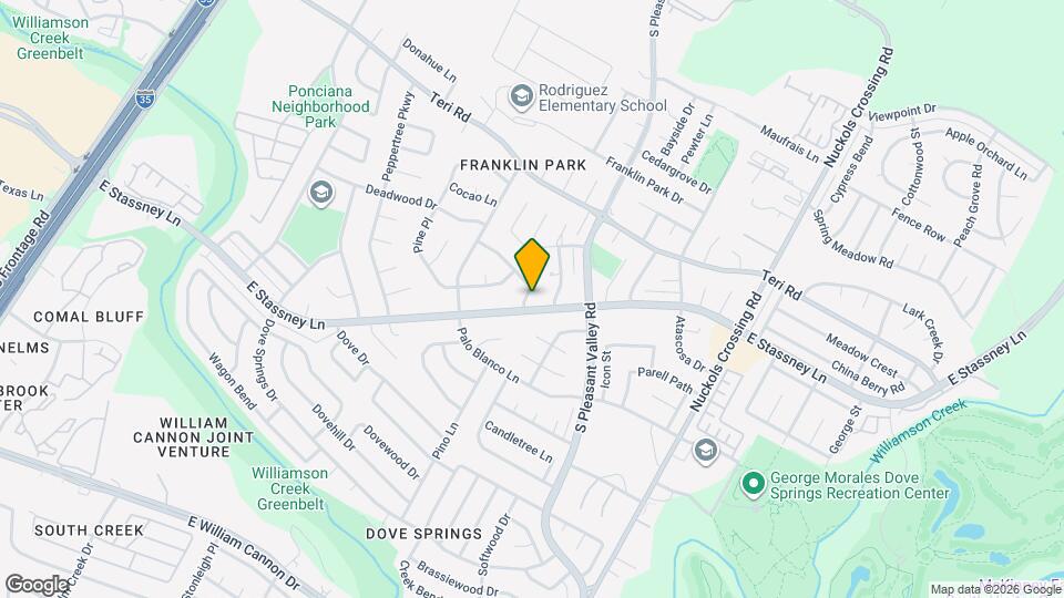 2532 Chaparral Trail Map and Location Details