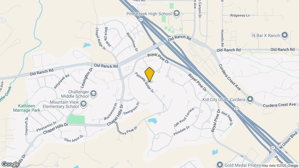 10109 Palisade Ridge Dr Map and Location Details