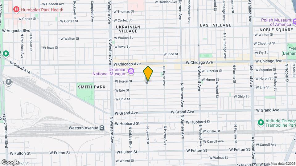 2159 W Huron St, Unit 3R Mapa y Detalles de la Ubicación