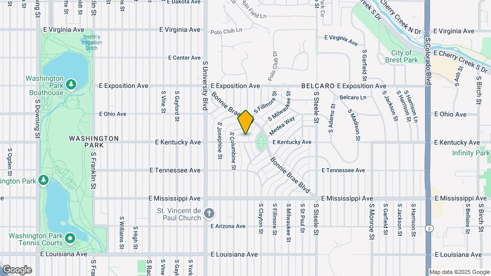 2545 E Kentucky Ave Map and Location Details