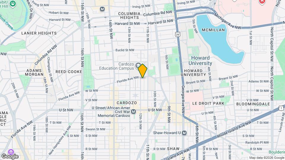 2251 12th St NW Map and Location Details