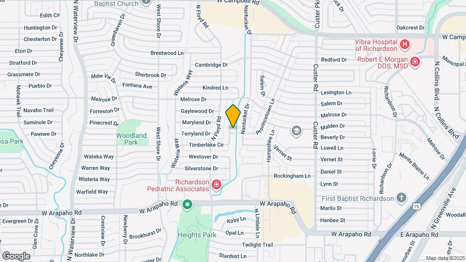 1314 Timberlake Cir Map and Location Details