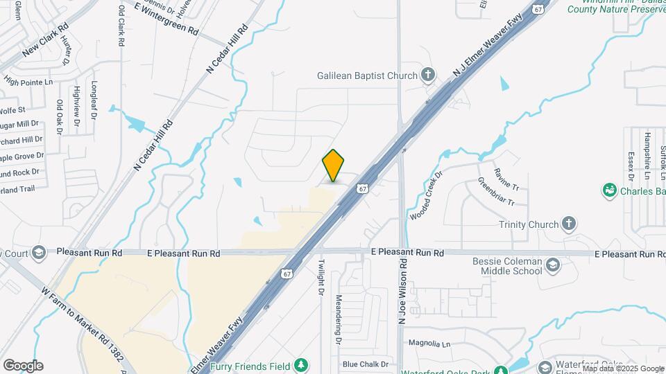 915 Cedar Terrace Map and Location Details