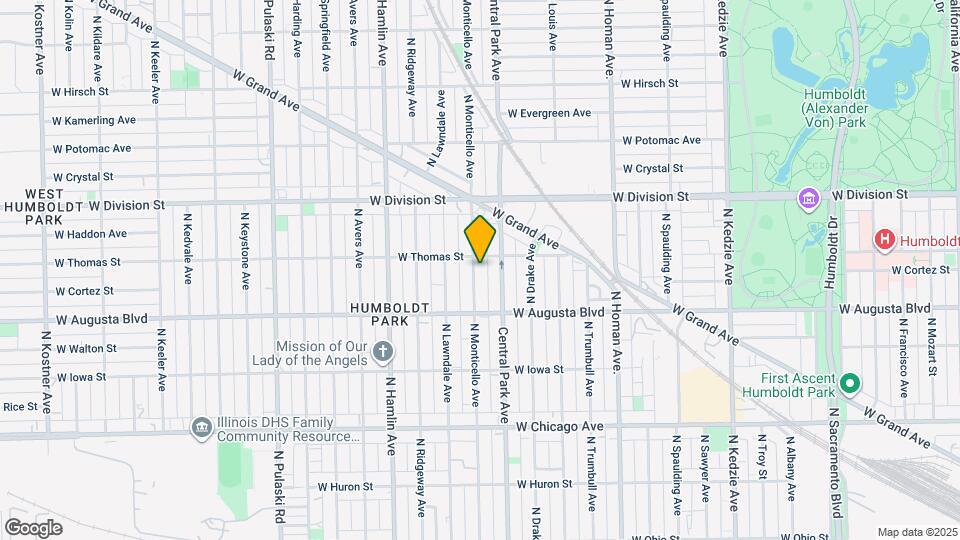 1049 N Monticello Ave Map and Location Details
