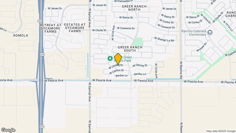 16039 W Christy Dr Map and Location Details