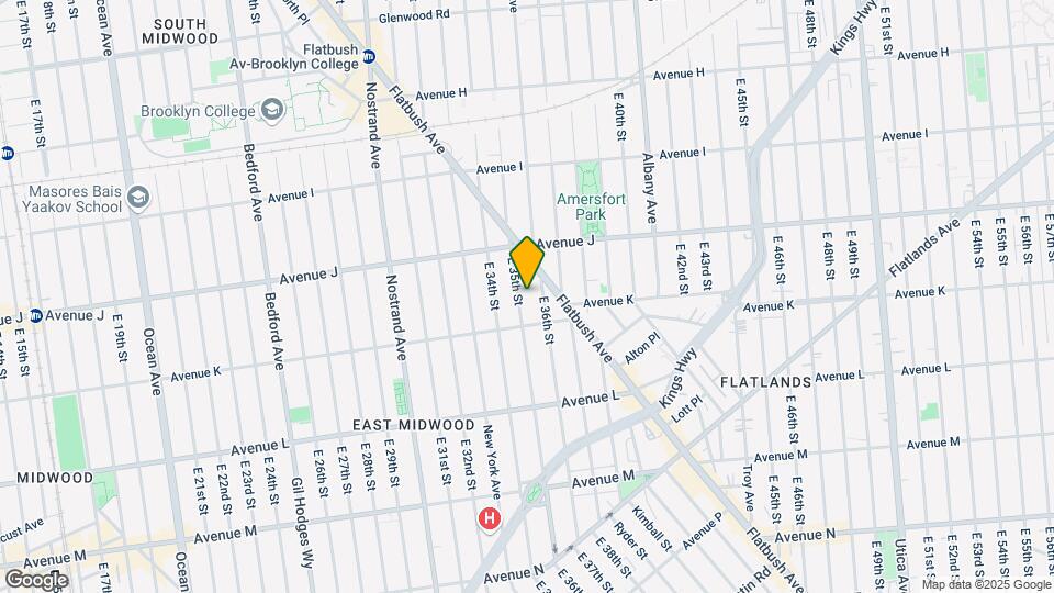1155 East 35th Street Mapa y Detalles de la Ubicación