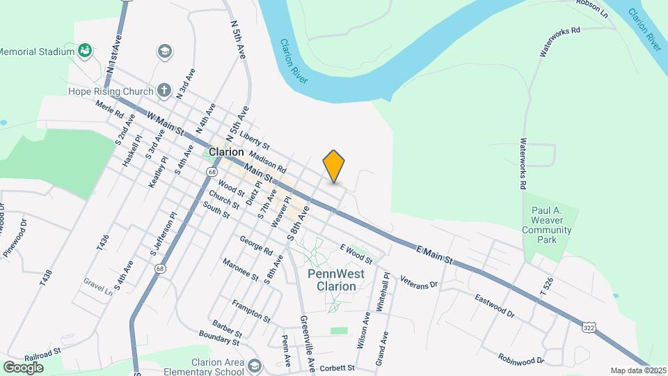 Unavailable Property at 820 Liberty St in Clarion, PA Listing Removed