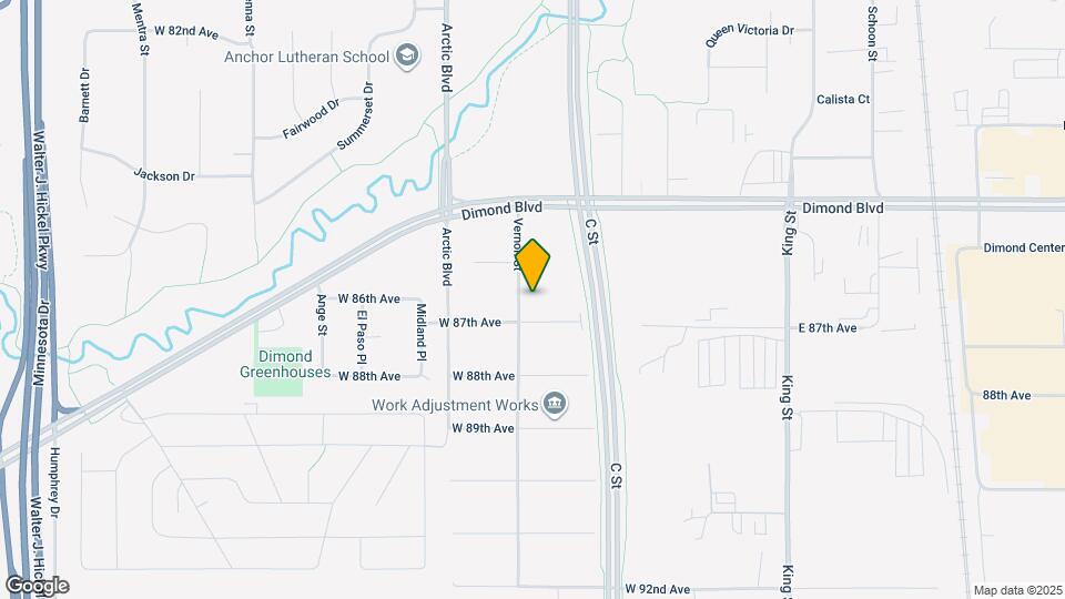 8607 Vernon St Map and Location Details