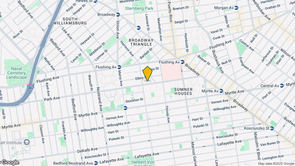 739 Park Ave Map and Location Details