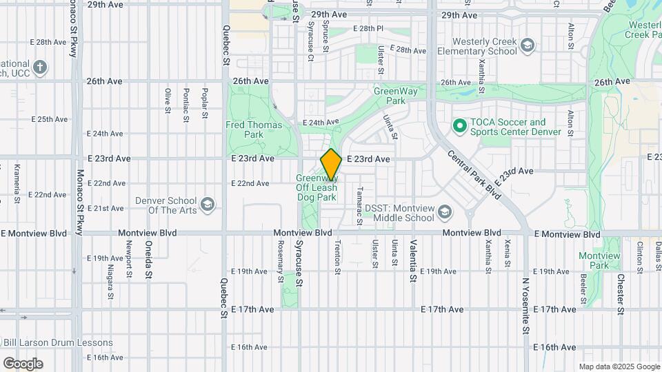 2230 Spruce St Map and Location Details