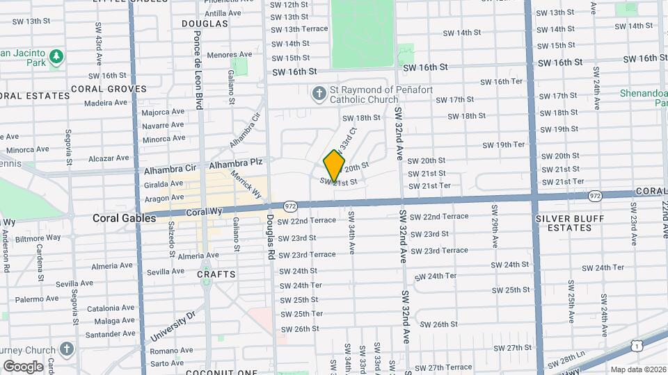 3410 SW 21st St Map and Location Details